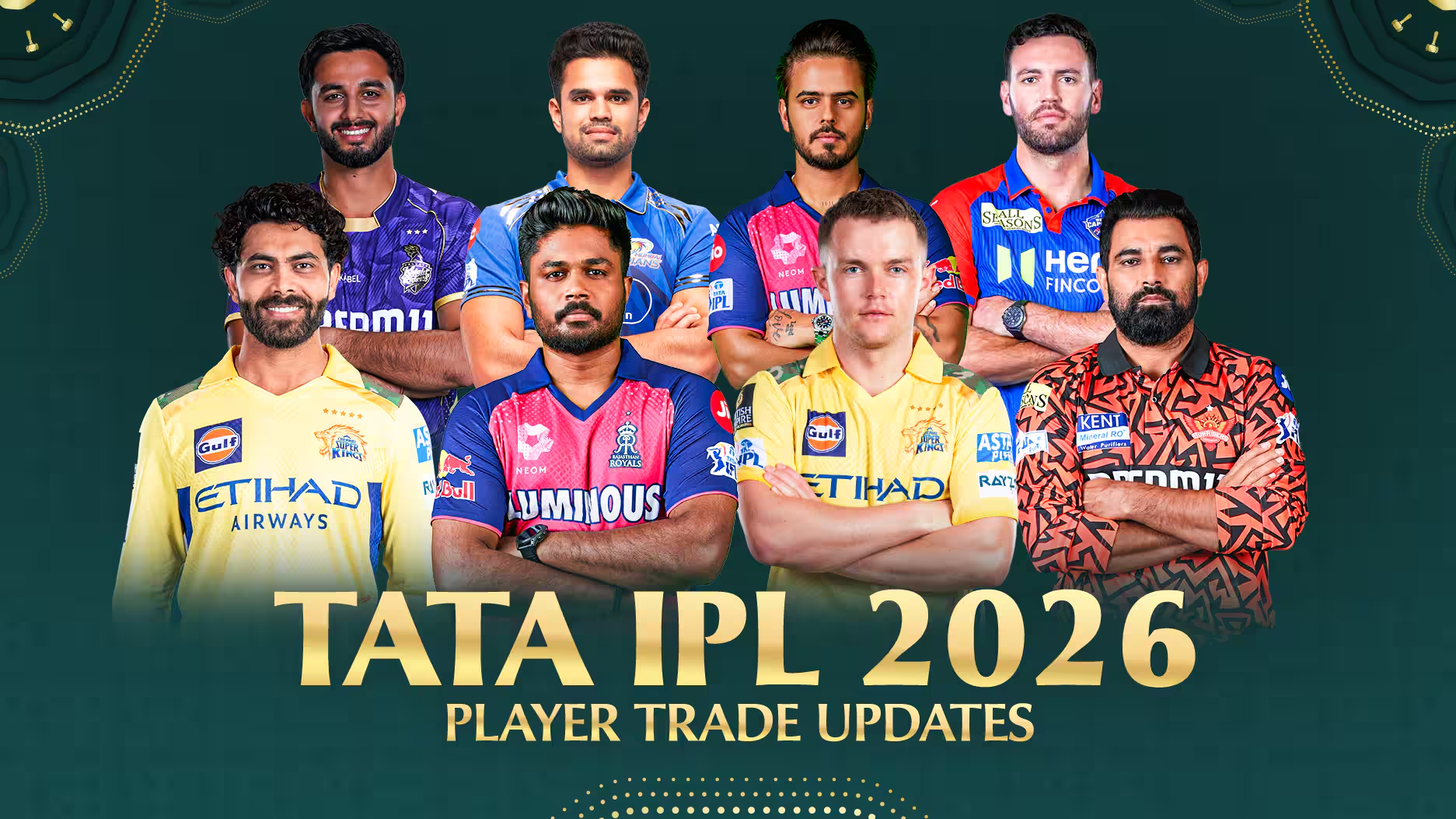 IPL 2026 all teams and captains - Bet on Yono777
